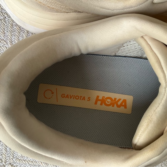 Hoka Women's Cream and Orange Sneakers - Picture 7 of 11